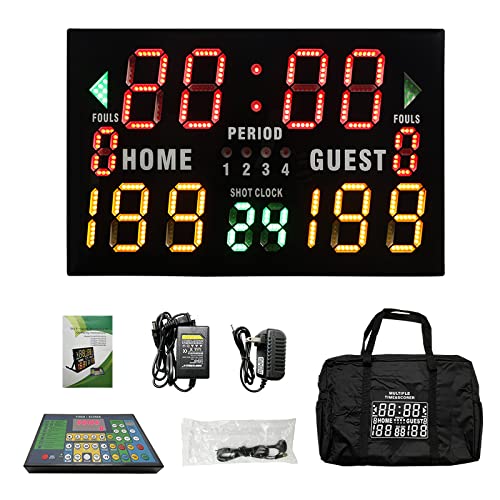 Buy YZ LED Digital Scoreboard Battery Powered with Shotclock 24S