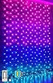 Bolylight Plug in Curtain Lights for Bedroom 9.8 x 9.8ft String Lights with 300 LED Bulbs 8 Flashing Mode Ombre Fairy Lights with Remote for Teen Girls Room Wall Ceiling
