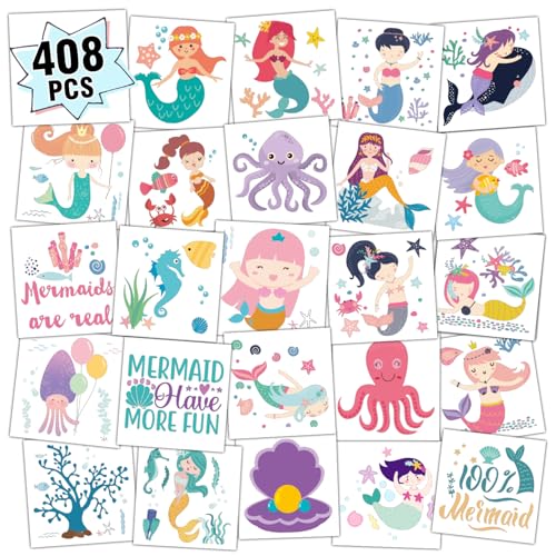 Partywind Kids Temporary Tattoos for Party Supplies