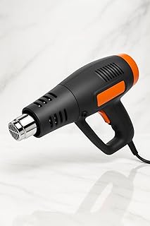 1500W Dual-Temperature Heat Gun, 11 Amp Fast-Heating Coil, 1000°F Max, High/Low Settings, 6 Ft Cord – Ideal for Heat Shrink Tubing, Paint Removal, Thawing Pipes – Compatible with WARRIOR Heat Guns