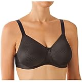 Beidseitige Taschen Thuasne Silima Prothesen-BH Anna 75A schwarz-anthrazit