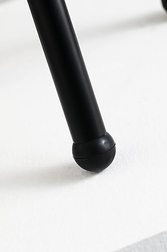 Miniatura 8 de Gal - Lámpara de mesa con trípode bohemio de mediados de siglo con pantalla de ratán de PVC y borde de terciopelo para cama, comedor, cocina, sala