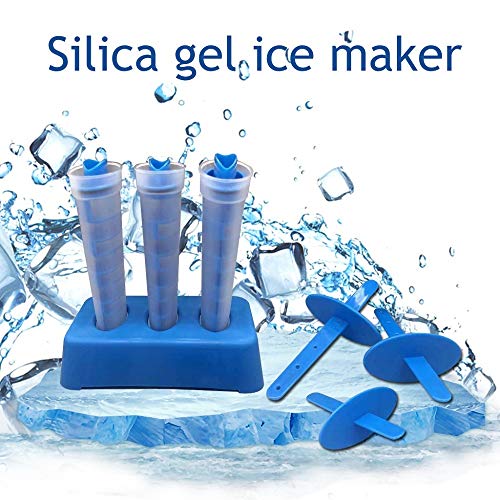 Mighty Ice Cube Trays with Lids, 3 Pack Silicone Ice Cube Molds