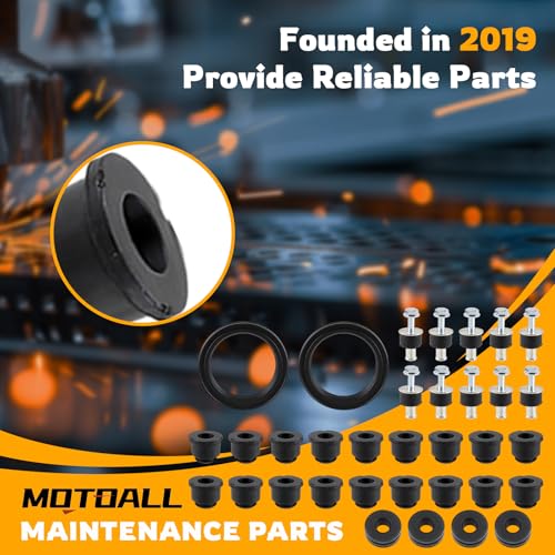 Image of MOTOALL 11127513194 Valve Cover Gasket Set w /Grommets Seals Left & Right 11127513195 Fit for BMW 745Li 750i 645Ci 550i 650i 750Li 545i 650i X5 Alpina B7 2002-2010 4.4L 4.8L