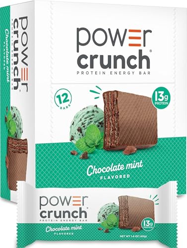 Image of Power Crunch Chocolate Mint Protein Bars, 12 Ct, 1.4 oz Each