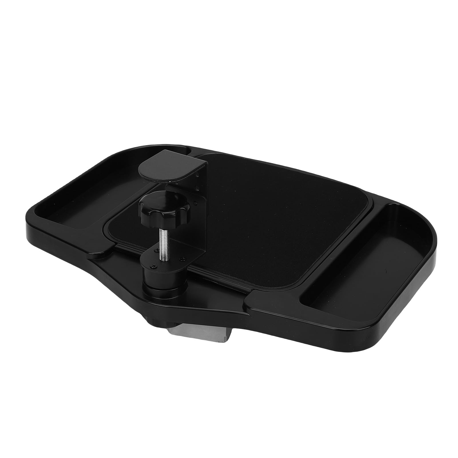 Vassoio per mouse sotto la scrivania, morsetto sulla piattaforma, prolunga girevole a 360°, morsetto sulla piattaforma per mouse, supporto per mouse regolabile, vassoio girevole da scrivania, accessor