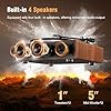 1 by ONE Vinyl Record Player with Bluetooth Input, All-in-One Turntable with Built-in Speakers, Phono Preamp, AT-3600L Cartridge, Belt Drive 33/45 RPM #2
