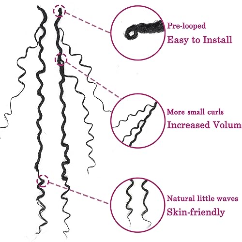 Image of 8 Packs Crochet Hair for Black women, Goddess Locs Crochet Hair,