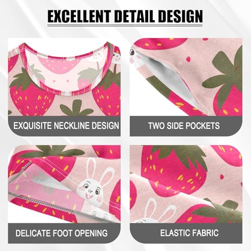 CHIFIGNO Sunflowers Black Yellow Pajamas Shorts Sets Soft Pjs, Short Sleeve Summer Clothes with Pocket 5Y3