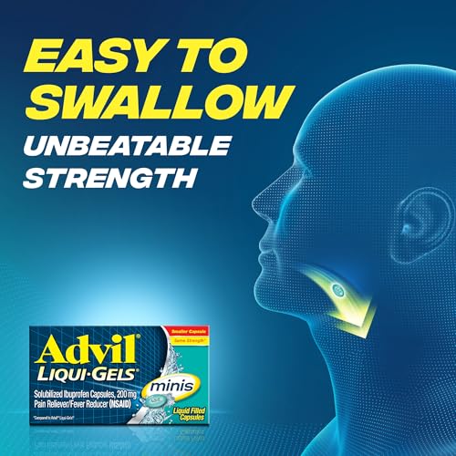 Advil Mini Liqui-Gels, Ibuprofen 200mg, Pain Relief, 8 Count - image 5