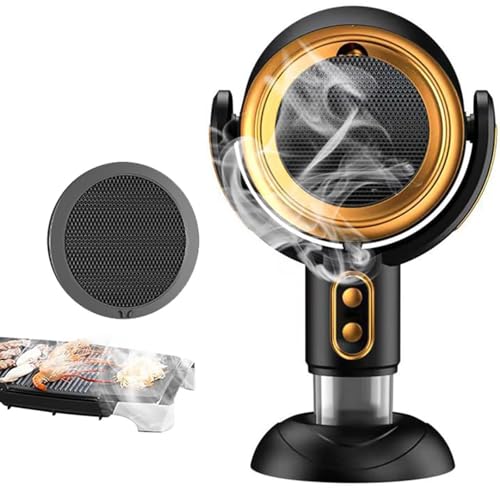 Campana extractora ajustable, extractor de cocina portátil con 2 ajustes de velocidad, fuerte succión y bajo ruido, ideal para apartamentos, dormitorios y picnics