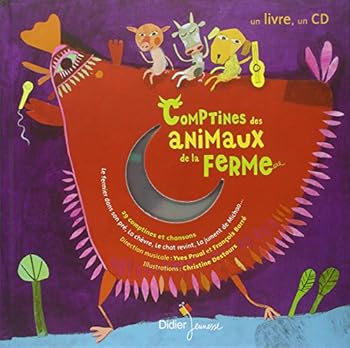 Paperback Comptines des animaux de la ferme [French] Book