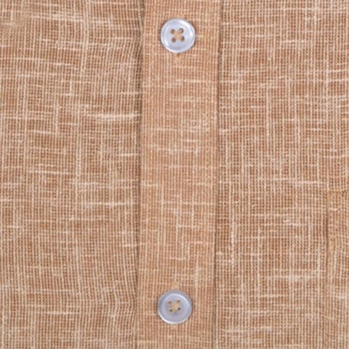 Image of ACCOX Men's Half Sleeves Cotton Linen Formal Regular Fit Solid Plain Shirt(Multi,GO545)