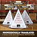 60-Pack Do Not Stack Pallet Cones for Shipping Pallets | Trilingual, Water-Resistant & Glare-Resistant Cardboard | 10x8x8 in. Cone | Warehouse, Product, Box & Carton Protection | Industrial Use
