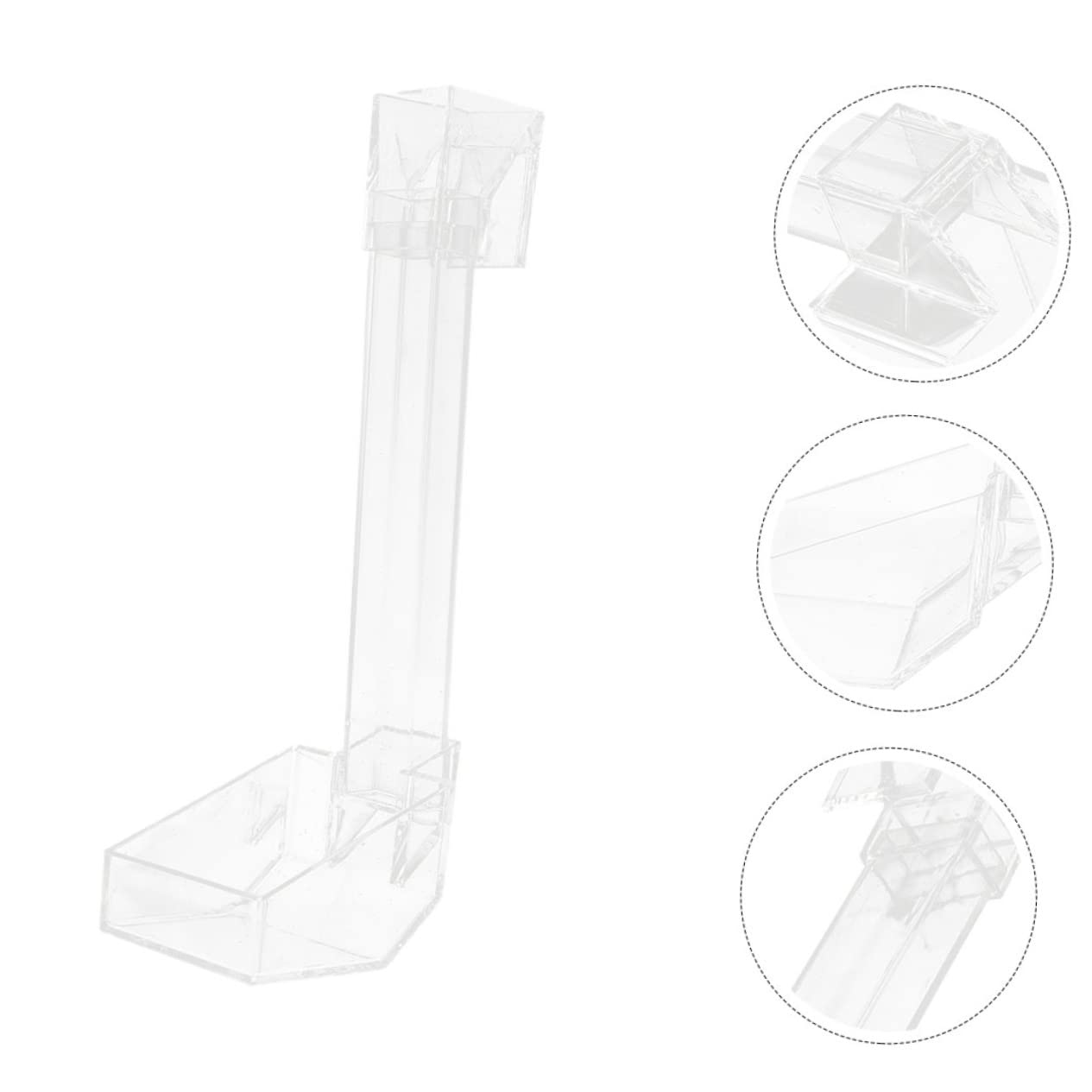 Mipcase 2piezas Comedero para Acuario De Camarones y Peces Diseño Estructural Material Acrílico Alimentación Precisa Desperdicio para Peceras y Acuarios De Agua Dulce
