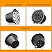 5 Pack Nespresso Reusable Capsules Stainless Steel Lids Refillable Coffee Pods For Nespresso Machines (OriginalLine Compatible)