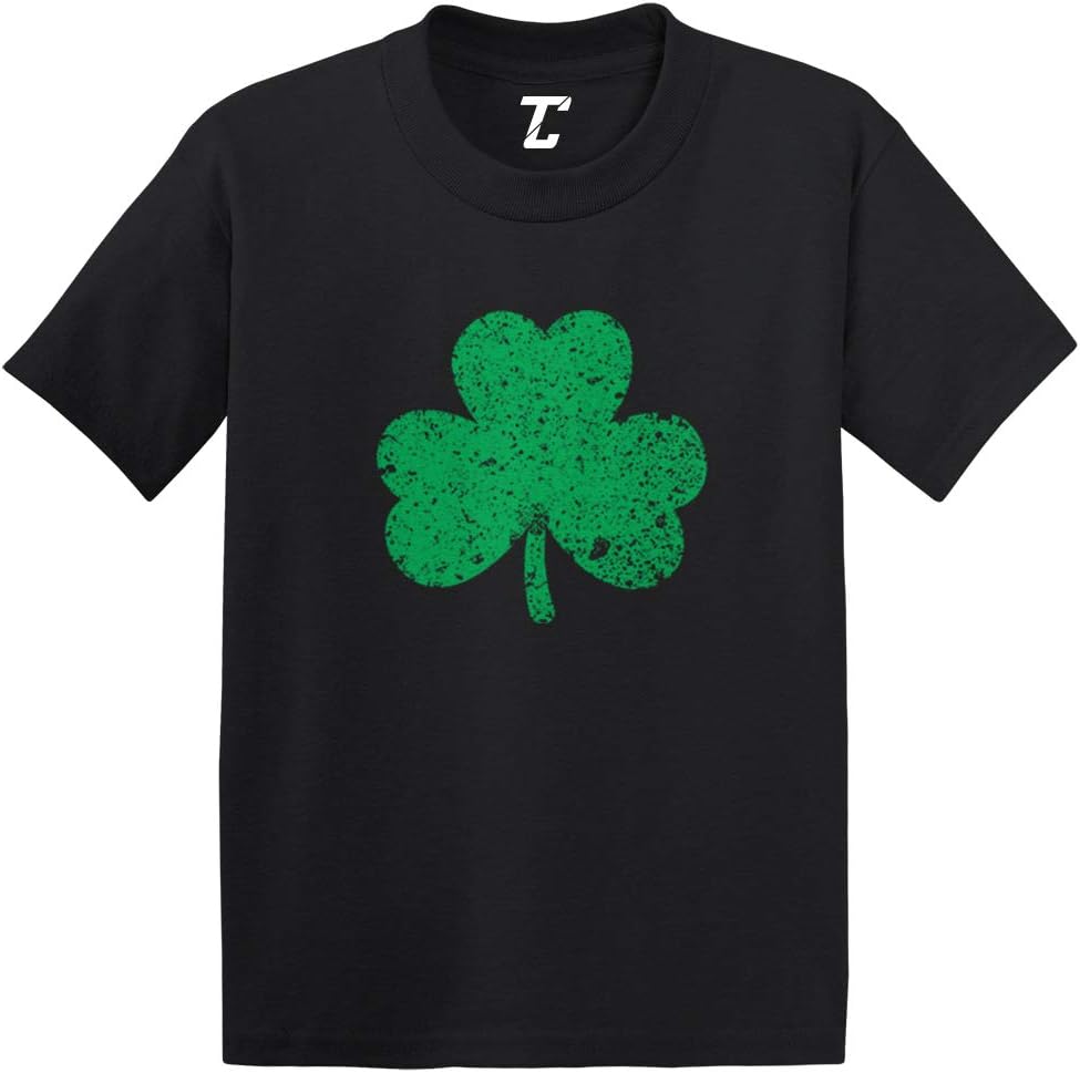 Tcombo Distressed Green Shamrock - Irish Infant/Toddler Cotton Jersey T-Shirt