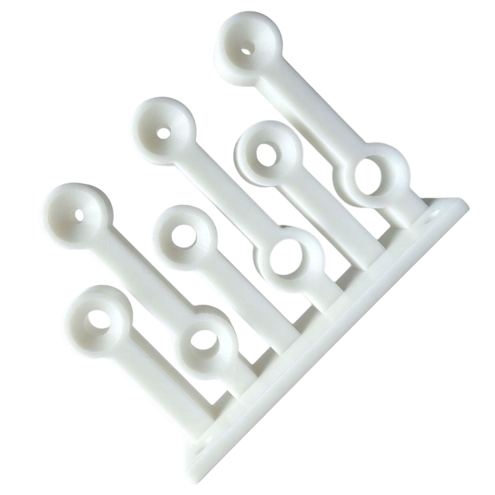 Kaeltsyn White Polylactic Acid Tool Rack For Screwdrivers Wall Mounted Design Saves Space In Garage Workshop Or Homes Screwdriver Display Stand Screwdriver Display Stand