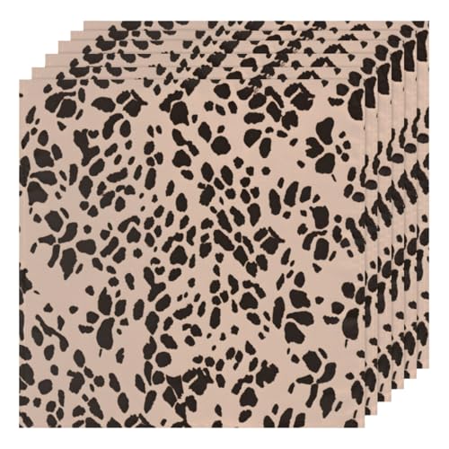 Servilletas de Tela Animal Print Multicolor Pack 6 50.5x50.5 cm miniatura 1