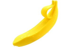 G-spot Dildo Banana-Shaped Butt Plug with Pull Loop