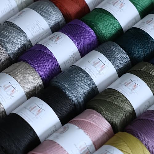 Cordon en polyester macramé 3mm x 120m Makromecity pour sacs et tapis