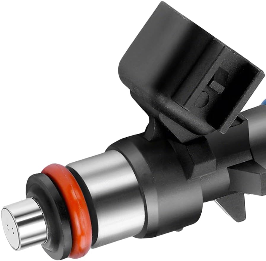 4 Holes Fuel Injectors 0280158233 Compatible for Jeep Grand Cherokee, Wrangler & Dodge Challenger, Charger, Durango, Grand Caravan, Journey & Chrysler Town & Country & Volkswagen, 3.6L, 6Pcs