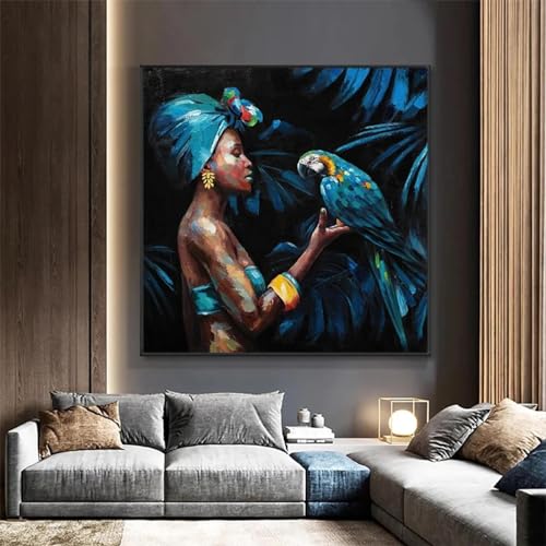 Impression d'art mural de qualité supérieure KEBIA toile 60x60 cm