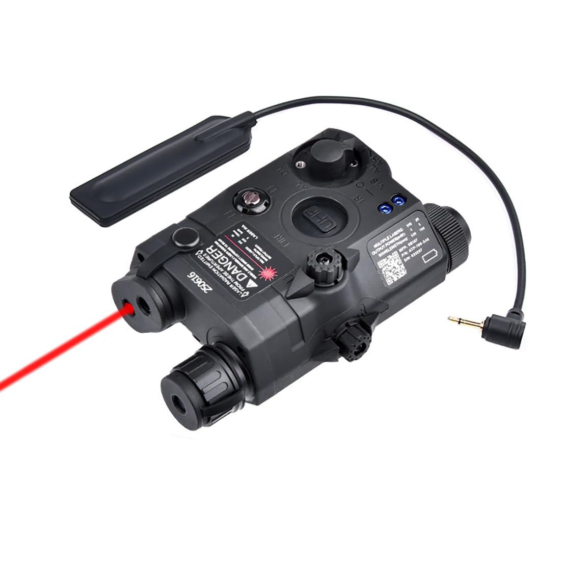 Plastic PEQ-15 Box Laser Sights，with IR Laser + Red/Green Laser