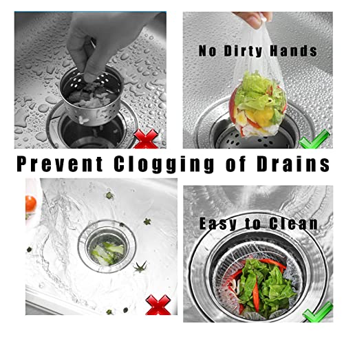 800Pcs Disposable Mesh Sink Strainer Bags，Kitchen Sink Strainer Mesh Bag，Sink Net Sink Net Strainer For Kitchen And Bathroom Washbasin Sink Drain #TOP3