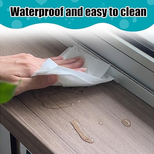 Water-Resistant Wood Fibreboard Window Sill Cover, Durable Protector for Bathroom, Kitchen, Living Room & Bay Windows - Enhance Your Home Decor & Protection
