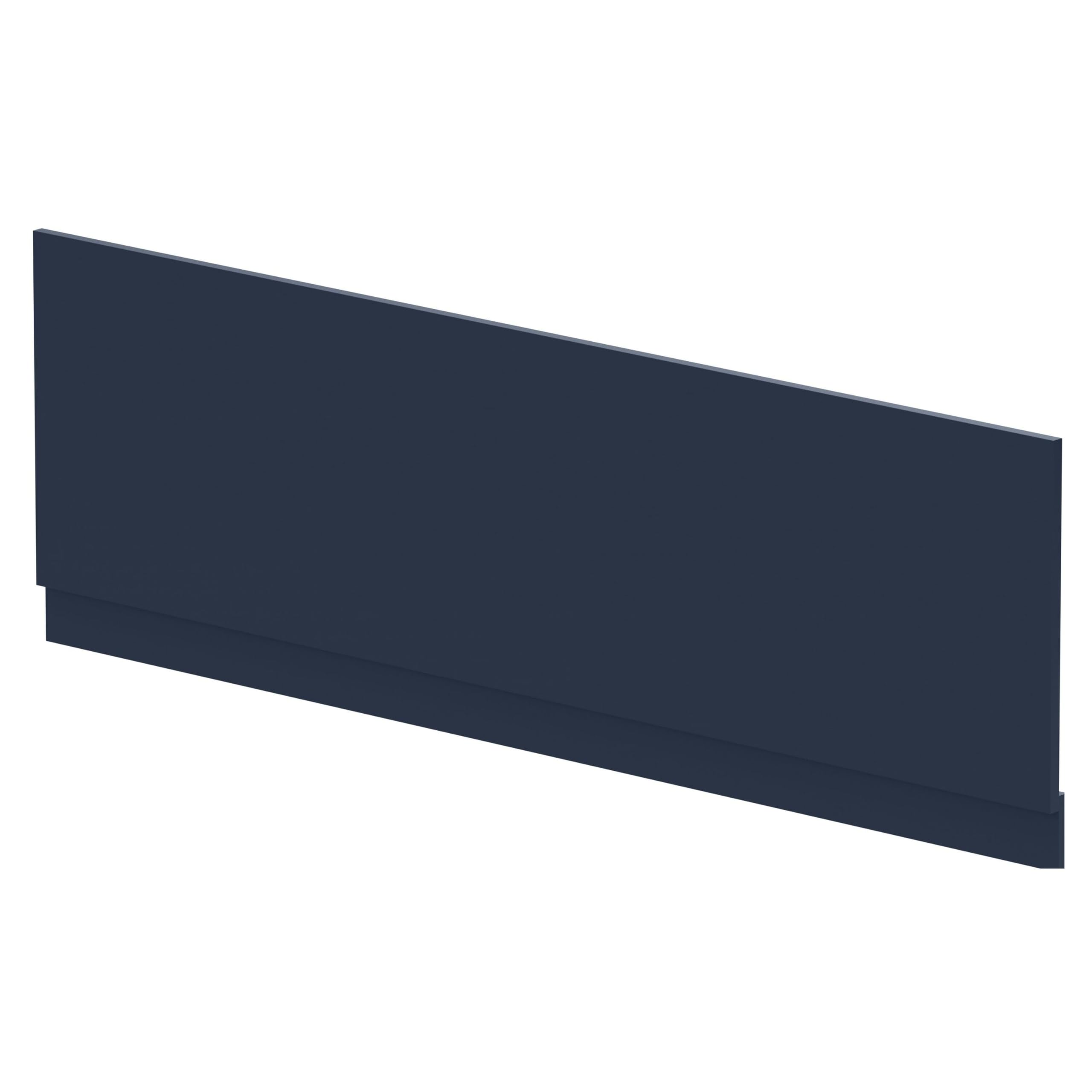 Balterley Front Bath Panel Covering with Plinth 1700mm, MDF Bath Panels, Satin Finish, Straight Front Bathroom Panels for Bathtub, Water Resistant Side Panel for Bathroom Baths (Midnight Blue) — image 1