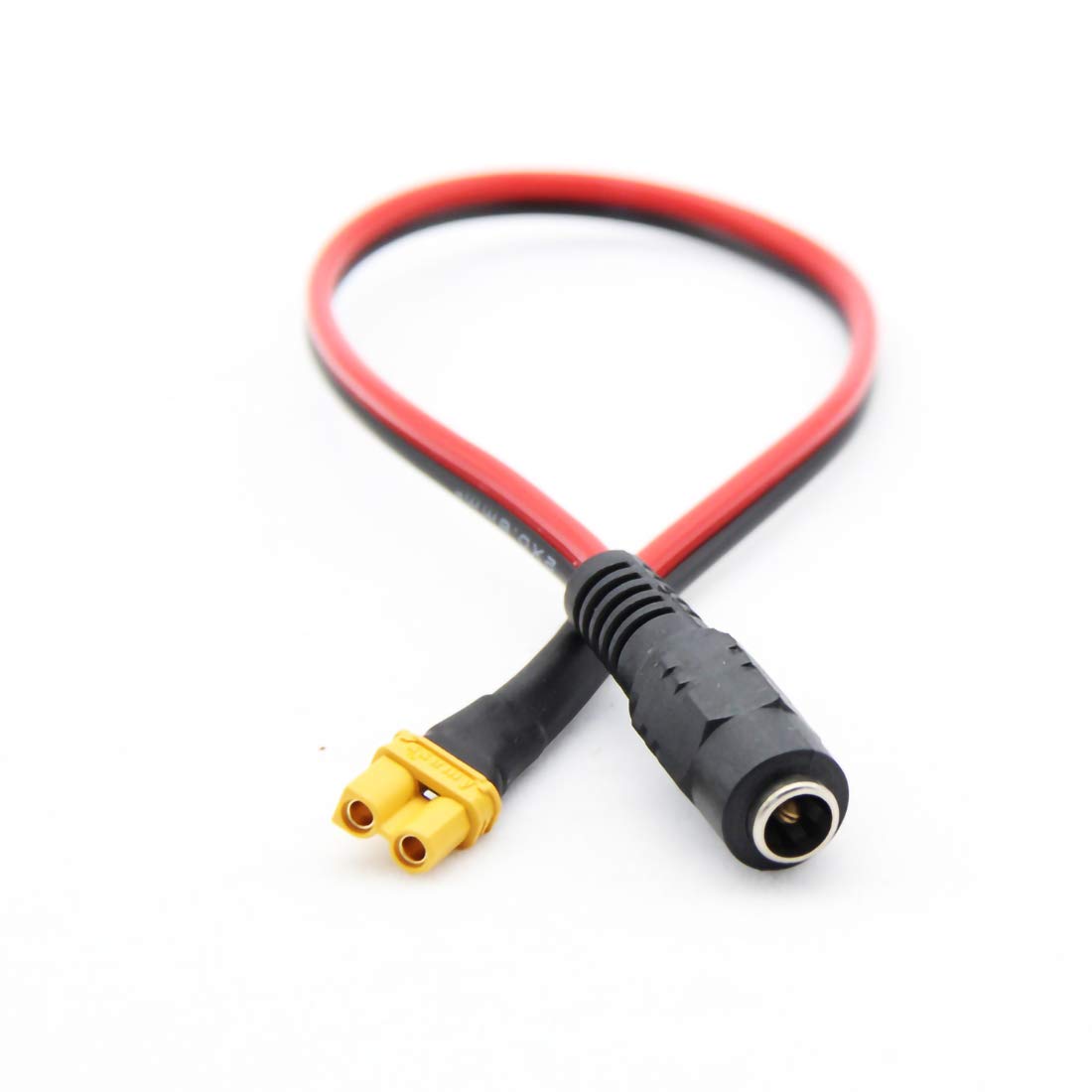 FEICHAO 1x FPV Goggles B6 Charger Battery Charging Cable Adapter XT60 XT30 Plug to DC 5.5 2.1mm Compatible with Fatshark for Skyzone 03 FPV