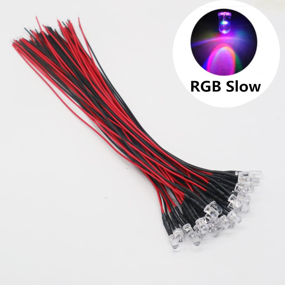 LED Sfarfallio Per Decorazione 100 LED Gialli Lampeggianti 5mm - Foto 11