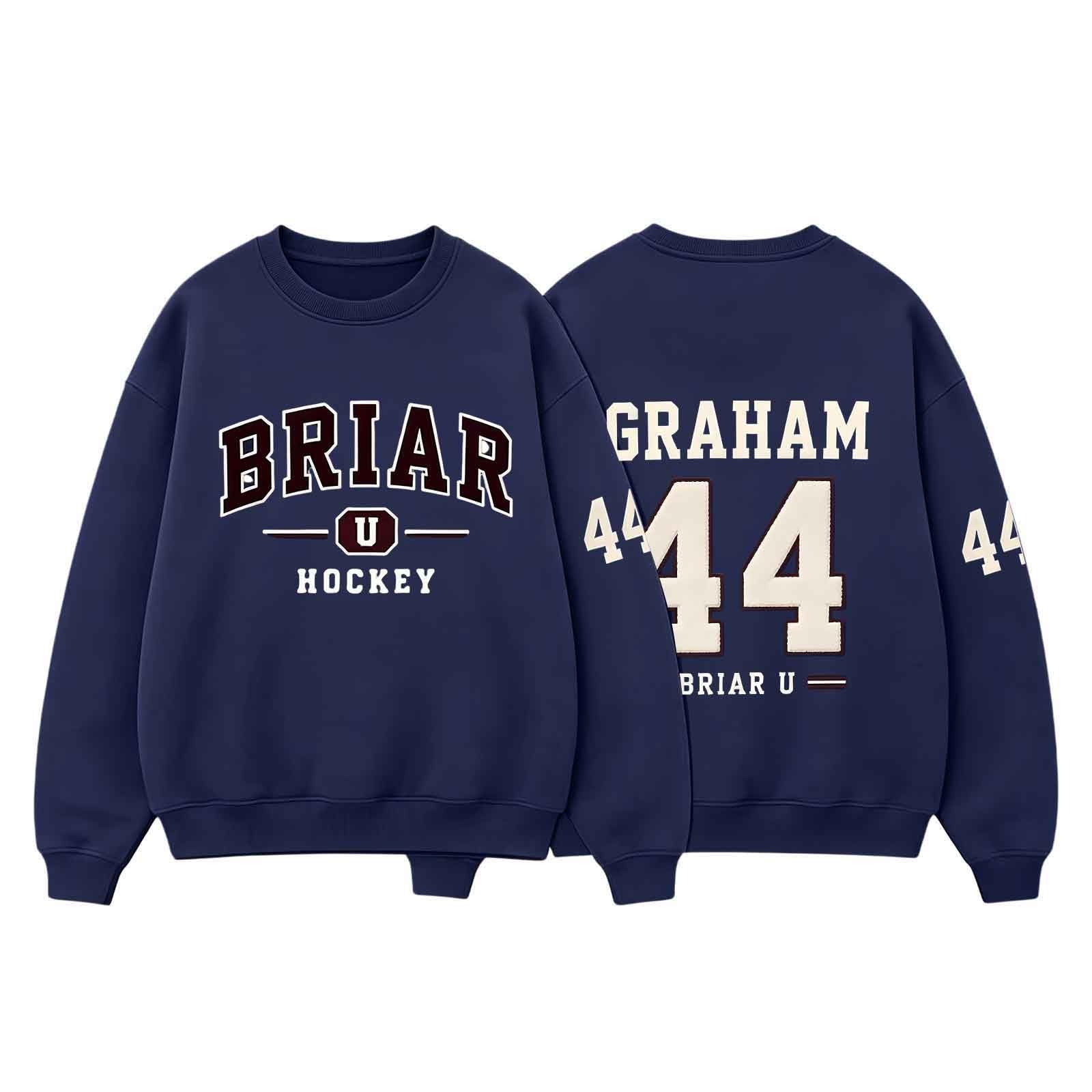 Off-Campus Sweatshirt Grahams 44 Di Laurentis 66 Briar U Hockey Merch Shirt