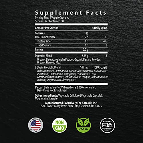 KaraMD-GutBio-Max-Fiber-Supplement-with-Digestive-Enzymes-Prebiotics-Postbiotics-Probiotics-for-Women-Men-Vegetable-Capsules-30-Servings-120-Capsules