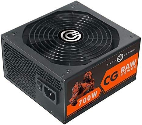 Circle Raw Power 700 Watt APFC ATX Version 2.31 Modular Gaming Power Supply SMPS (Black)