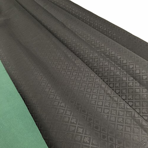 Yuanhe 108X60 Inch Section Of Suited Poker Table Speed Cloth (Black) #TOP2
