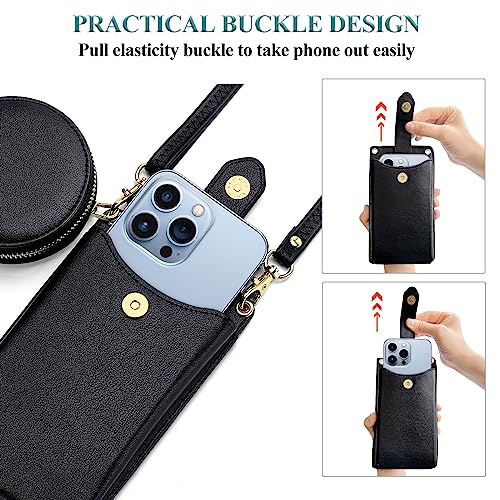 Image of Peacocktion Small Crossbody Cell Phone Purse for Women, Lightweight Mini Small Crossbody Bags for Women with Card Slots