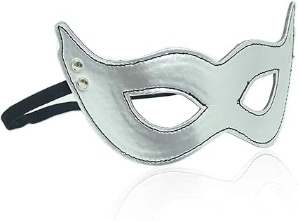 Amazon.com: S~M Leather Blindfold Catwoman Eye Mask Halloween