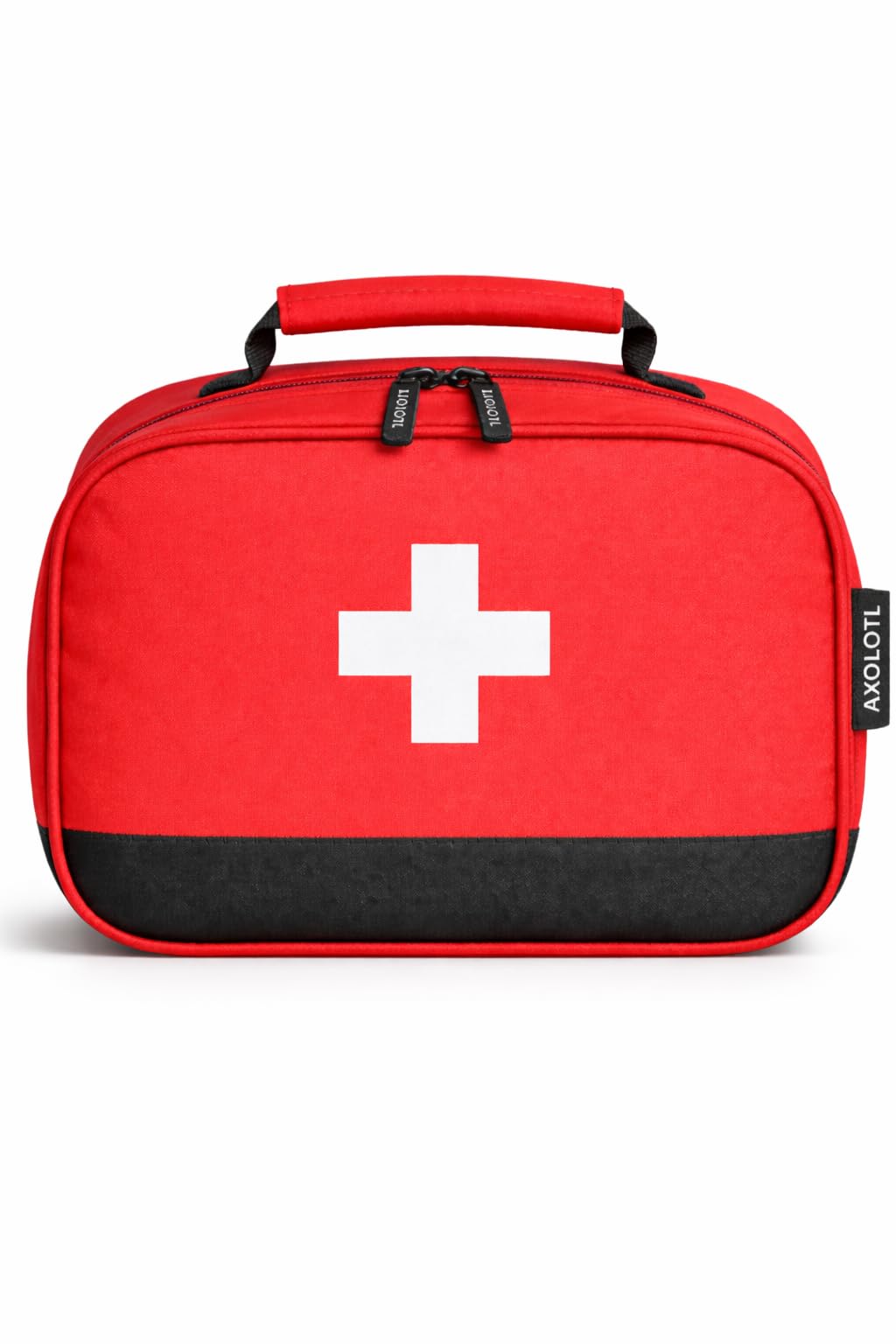 First Aid Bag, Zippered Medical Storage Carry Bag with Handle, Spacious Emergency Kit Organizer with Mesh Pouch & Elastic Loops, Perfect for Travel, Clinics, Nursing Homes, Vehicles etc.-image-20