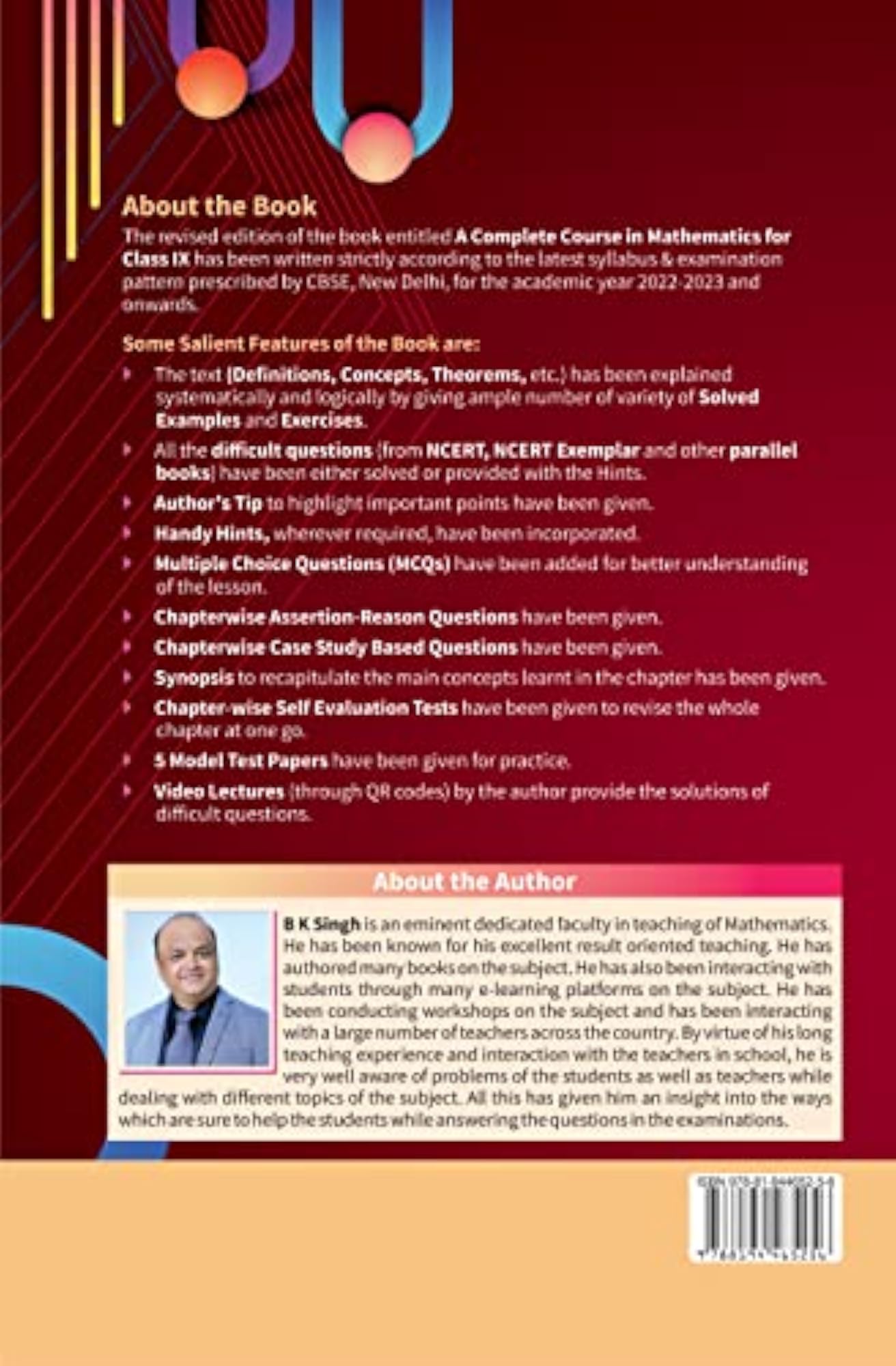 A Complete Course in Mathematics for Class 9 ( Edition) [Paperback] B K Singh
