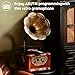 Wooden Phonograph Gramophone Turntable CD Player Stereo System Control 33/45 RPM FM AUX USB Ouput Bluetooth 4.2 … …