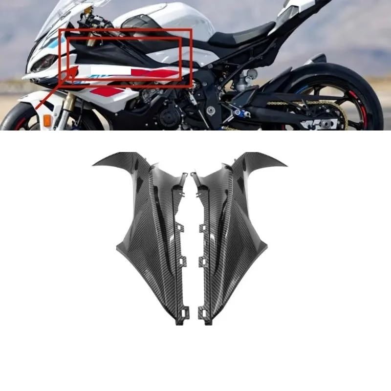 Carénage avant de moto en ABS look carbone résistant pour S1000RR - 2