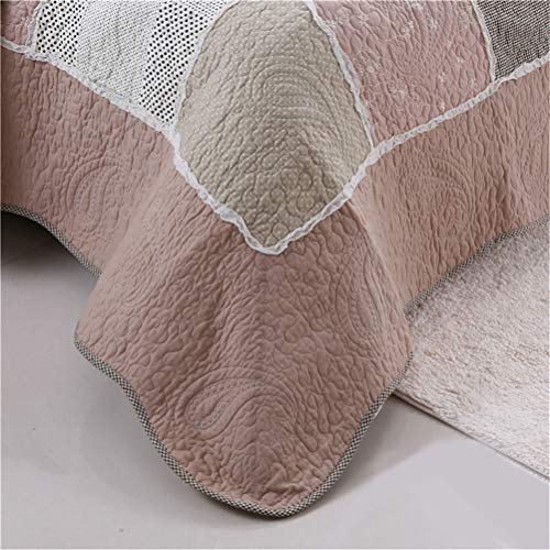 Couvre-lit matelassé Patchwork pour grands lits sans courants d'air