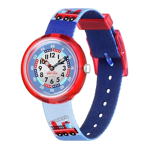 Amazon.com: Flik Flak FIRETRUCK Unisex Kids Watch (Model: ZFBNP160 