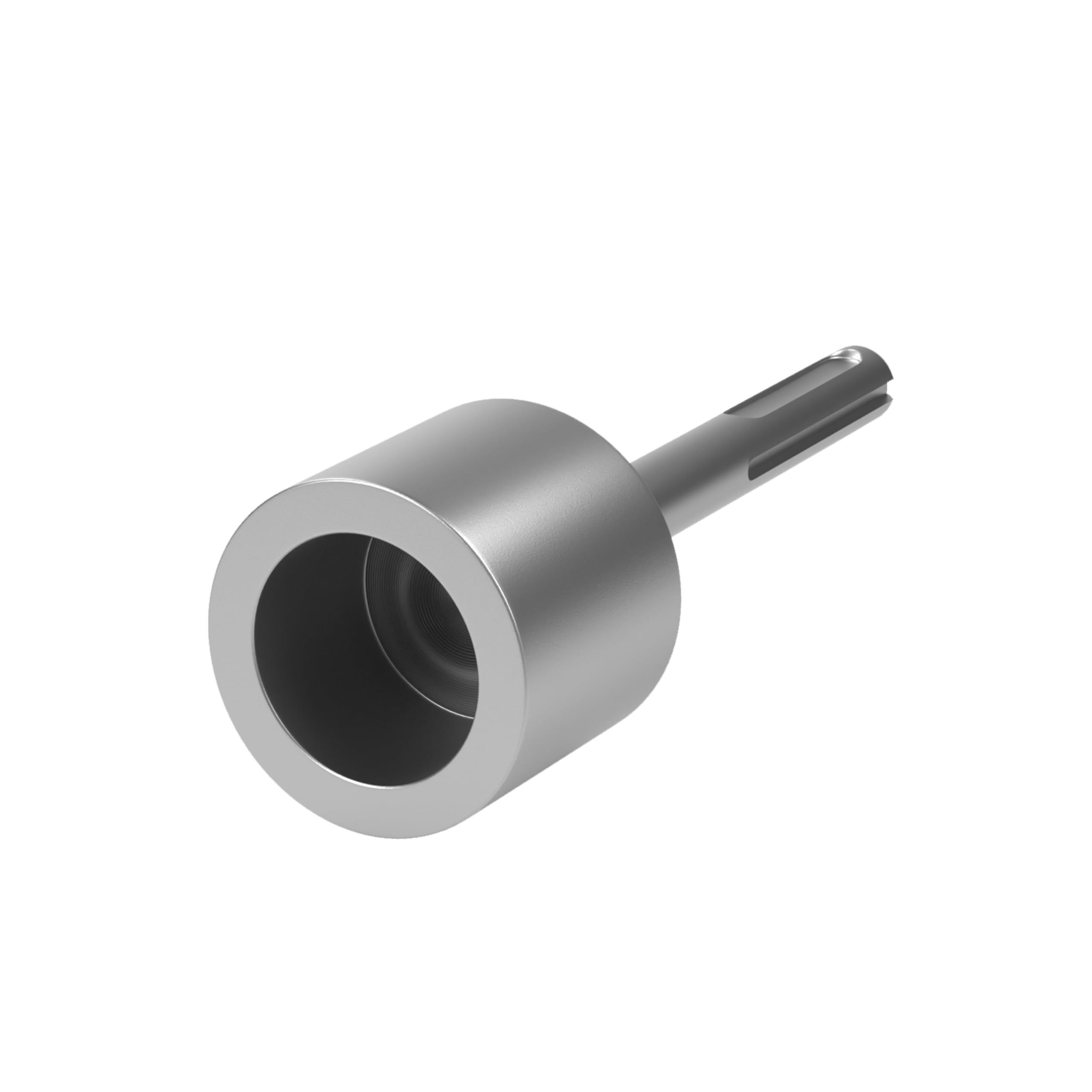 SDS Max Shank T-Post Driver, Fence Post Driver & Ground Rod Driver, 2-3/20 Inch Diameter Head, 40 Cr 8-2/3 Inch Long Ground Rod Adapter, Ideal for