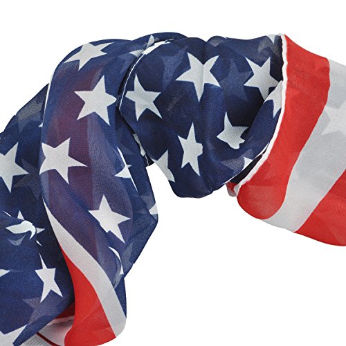 Women Scarves American Flag US Flag Patriotic Theme Scarves3