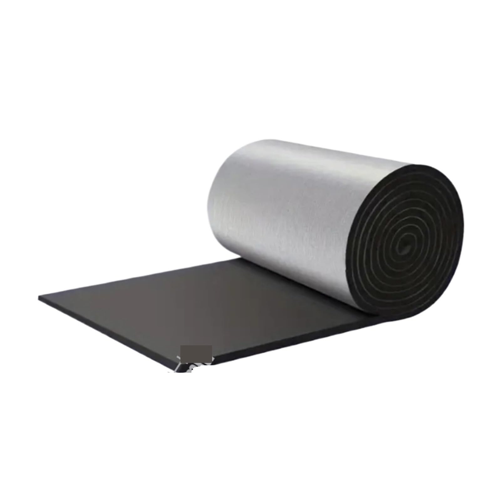Self Adhesive Aluminium Foam Fireproof Heat and Sound Insulation Mat 200x50cm Acoustic Thermal Soundproof Wall Panels Noise for Car Deadening(6PCS-10mm-50x200cm)