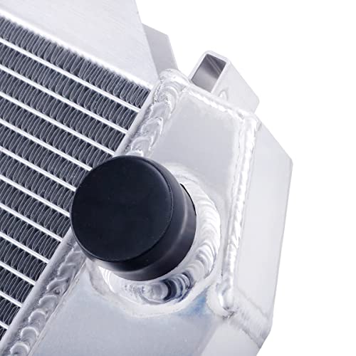 Luxerad Full Aluminum Radiator For 1980-1993 Ford Mustang Fairmont Granada Thunderbird Mercury, 1982-1992 Lincoln Continental Mark Radiator V8 V6 L4 Cu556 Radiator #TOP6