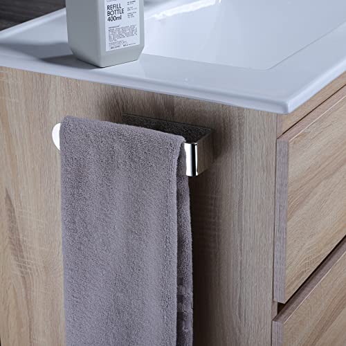 Image of Taozun Hand Towel Holder - Adhesive Hand Towel Bar Open Towel Ring Polished Towel Rack for Bathroom Kitchen, SUS 304 Stainless Steel